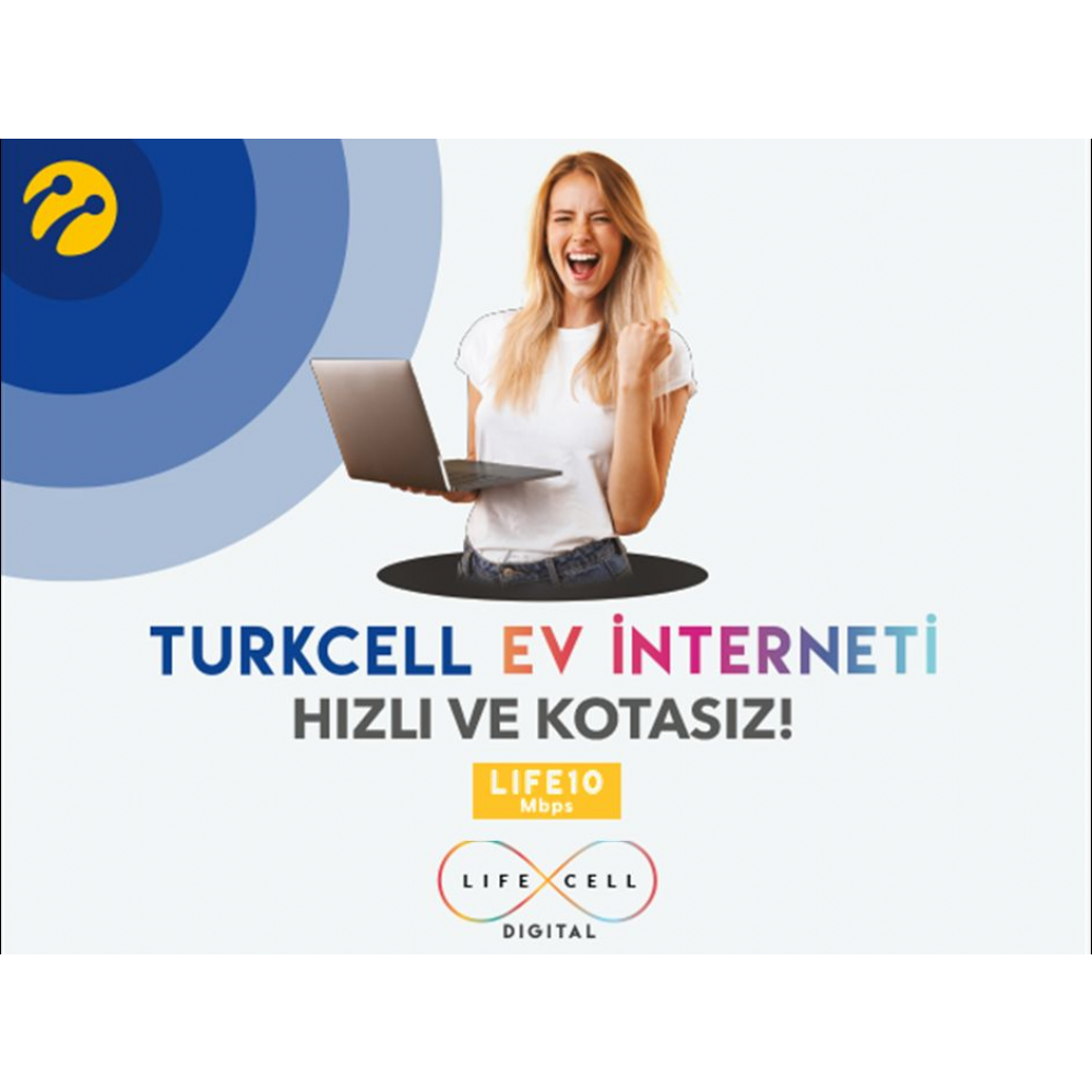 Turkcell Ev 15 Ay 10mbps